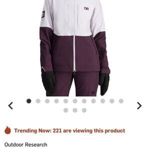 Outdoor Research Carbide Ski Jacket Size XL- 3L hardshell